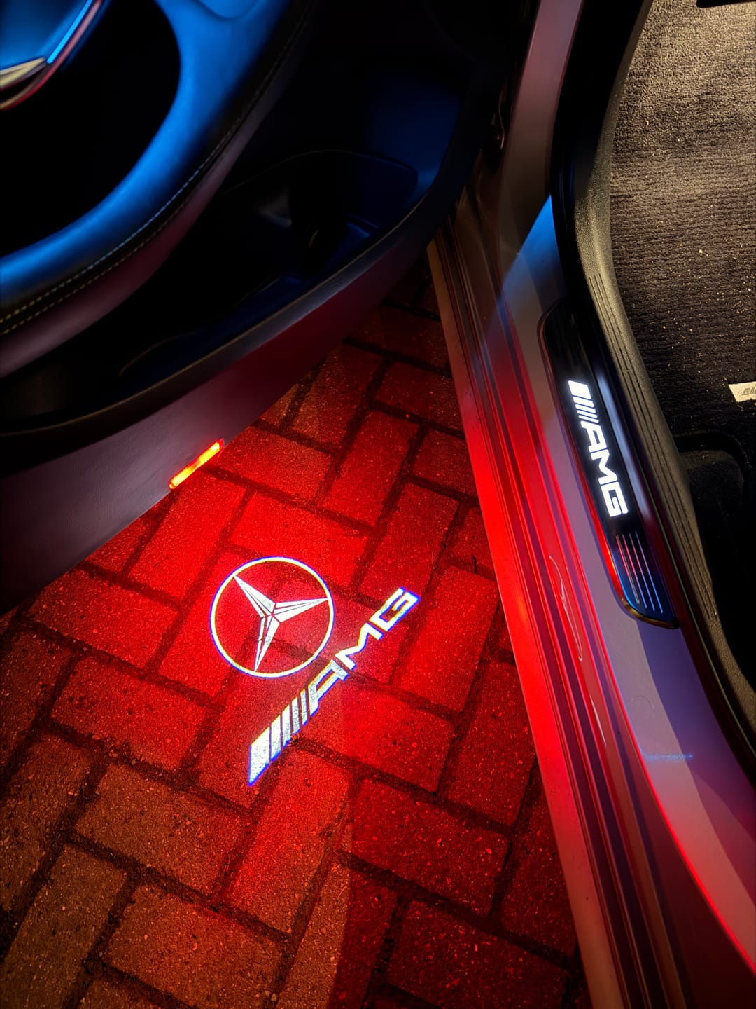 Customer photo review of MERCEDES DOOR LIGHTS