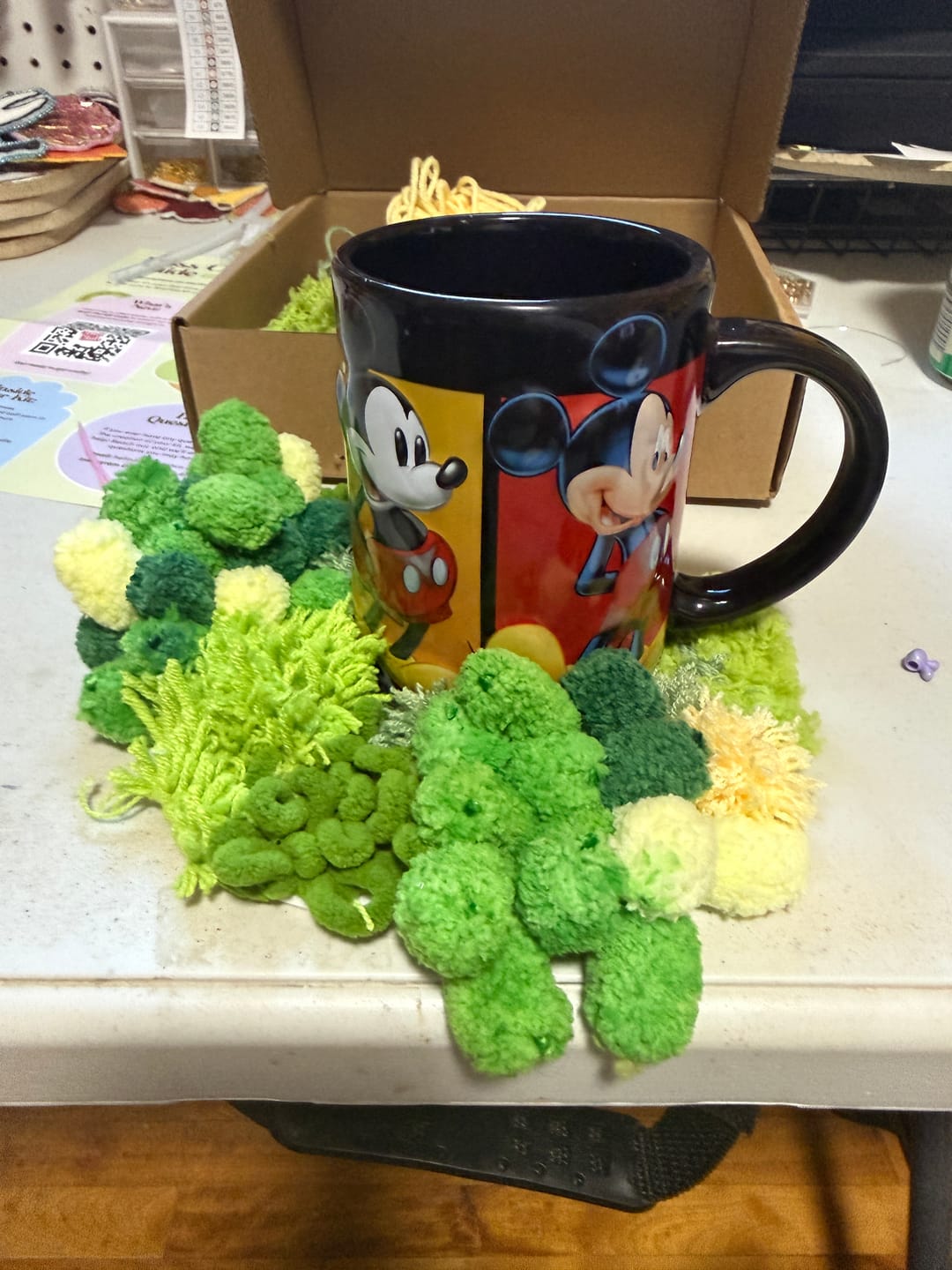Customer photo review of GREEN OASIS - Moss Coaster Kit