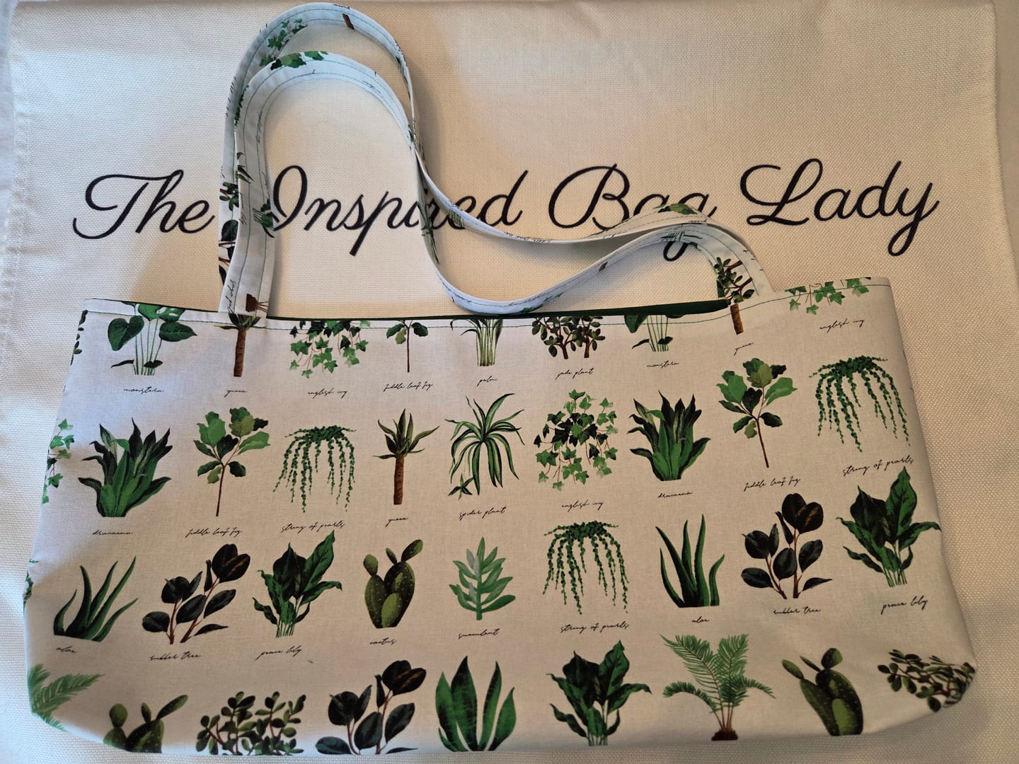 Customer photo review of Plant Names on White - 44 Inches Wide 100% Cotton - David Textiles