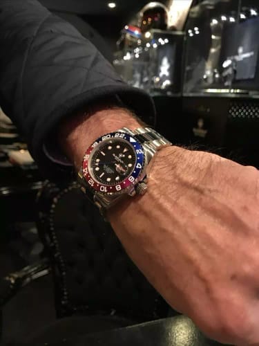 Customer photo review of Dual Time Travel Automatic Men’s Watch With 24-Hour Rotating Bezel
