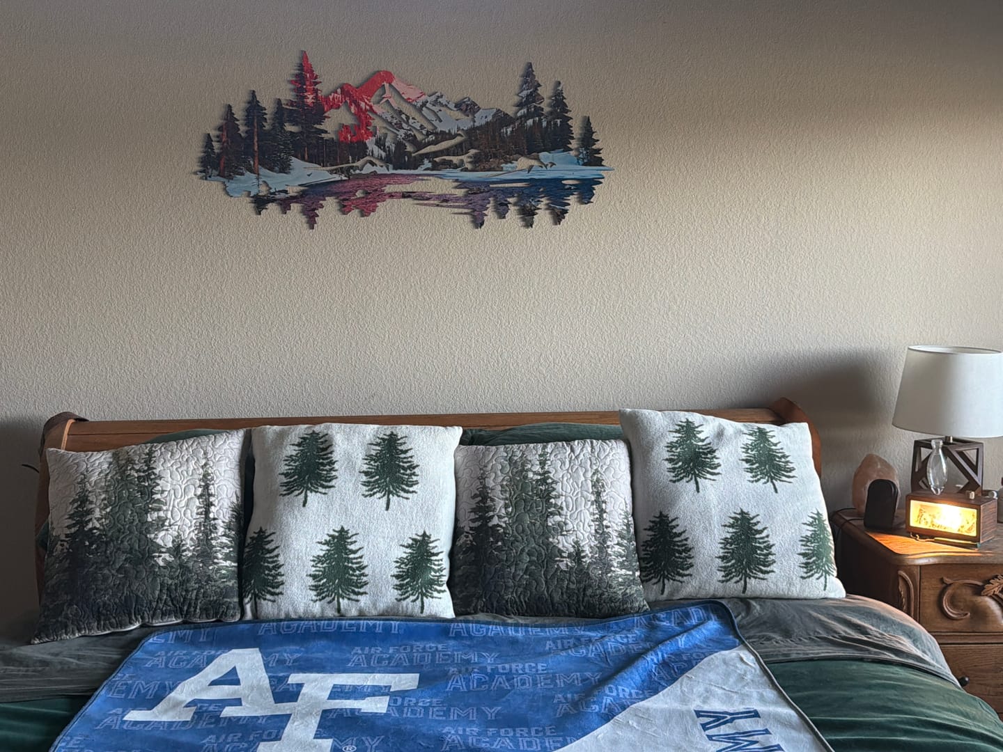 Customer photo review of Rocky Mountain Printed Wall Art