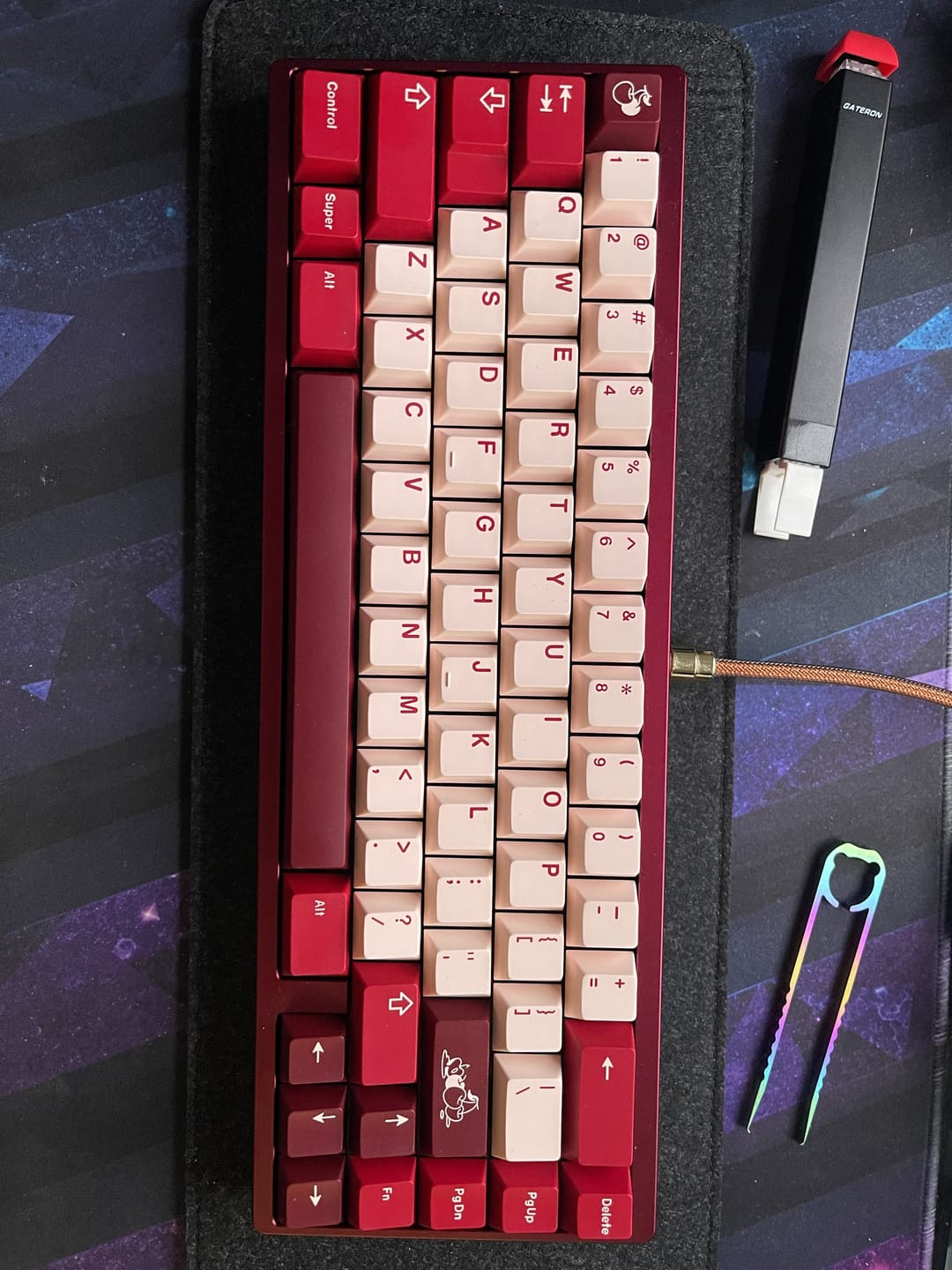 Customer photo review of Qwertykeys - Neo65 Cu - Barebone Mechanical Keyboard Kit (pre-order)