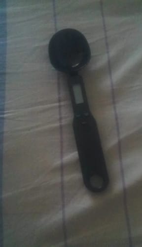 Customer photo review of Digital Spoon Scale – Adjustable Kitchen Measuring Tool