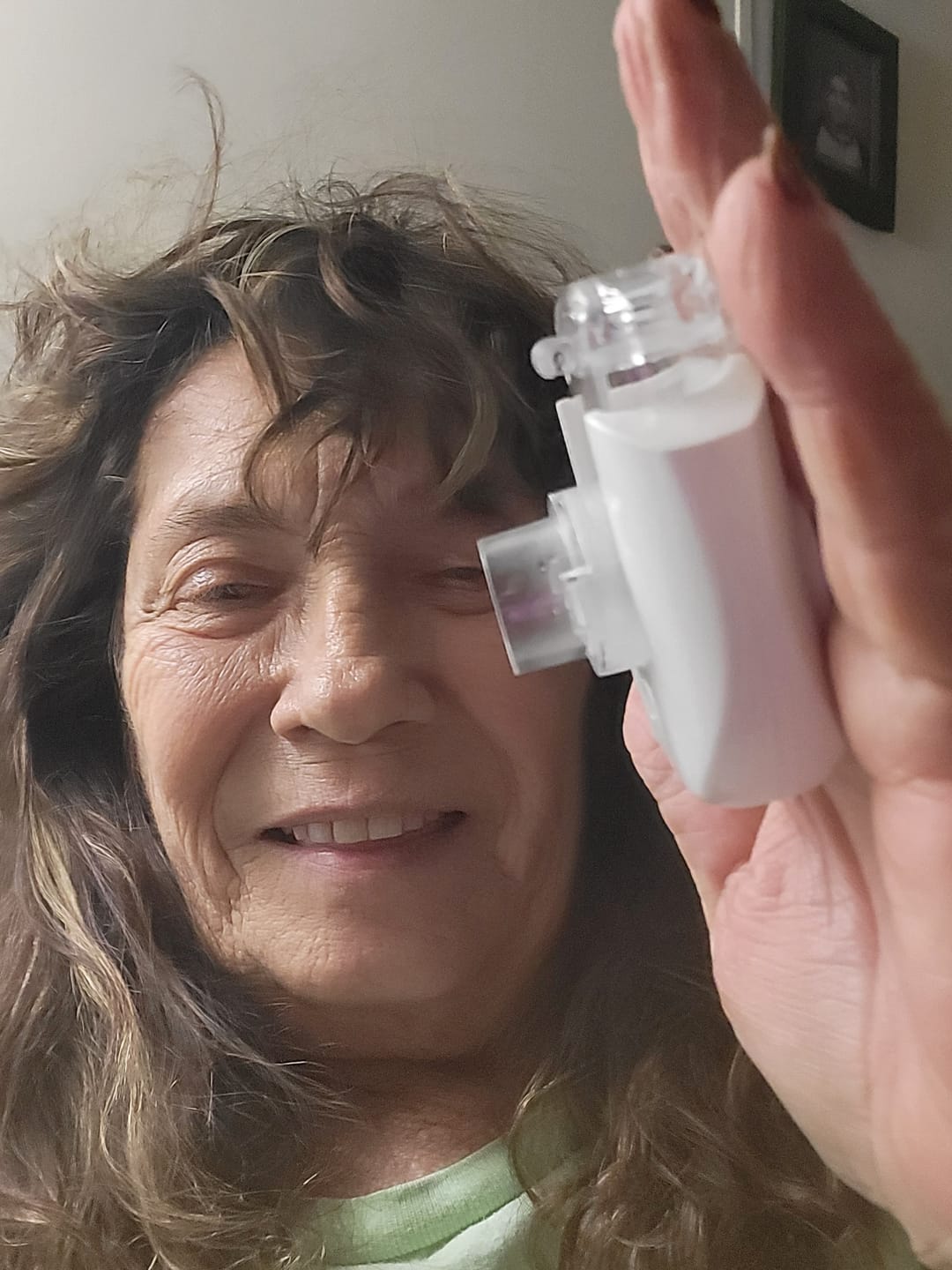 Customer photo review of Micro Mist Pro Portable Nebulizer