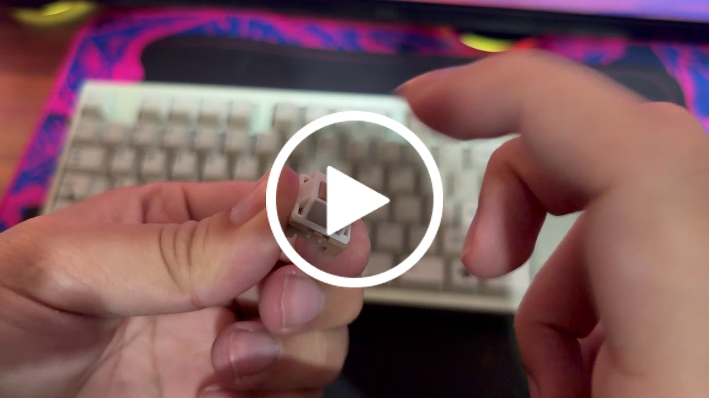 Customer video review of HMX Macchiato V2 Linear Switch Factory Lubed (10PCS)