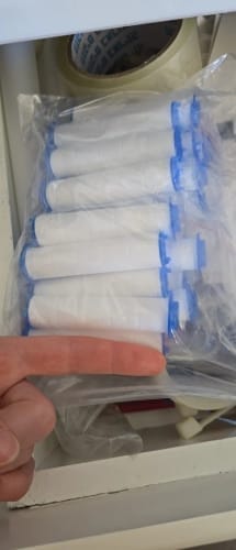 Customer photo review of Heavy-Duty Vacuum Sealer Bags - 7.5 Mil Thick Storage Rolls