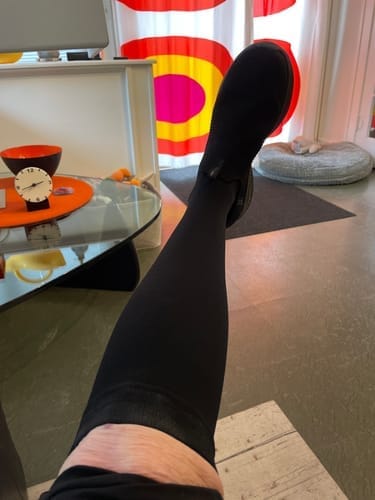 Customer photo review of Calze BambooFlow™ a Compressione punta CHIUSA – Gambe leggere tutto il giorno!