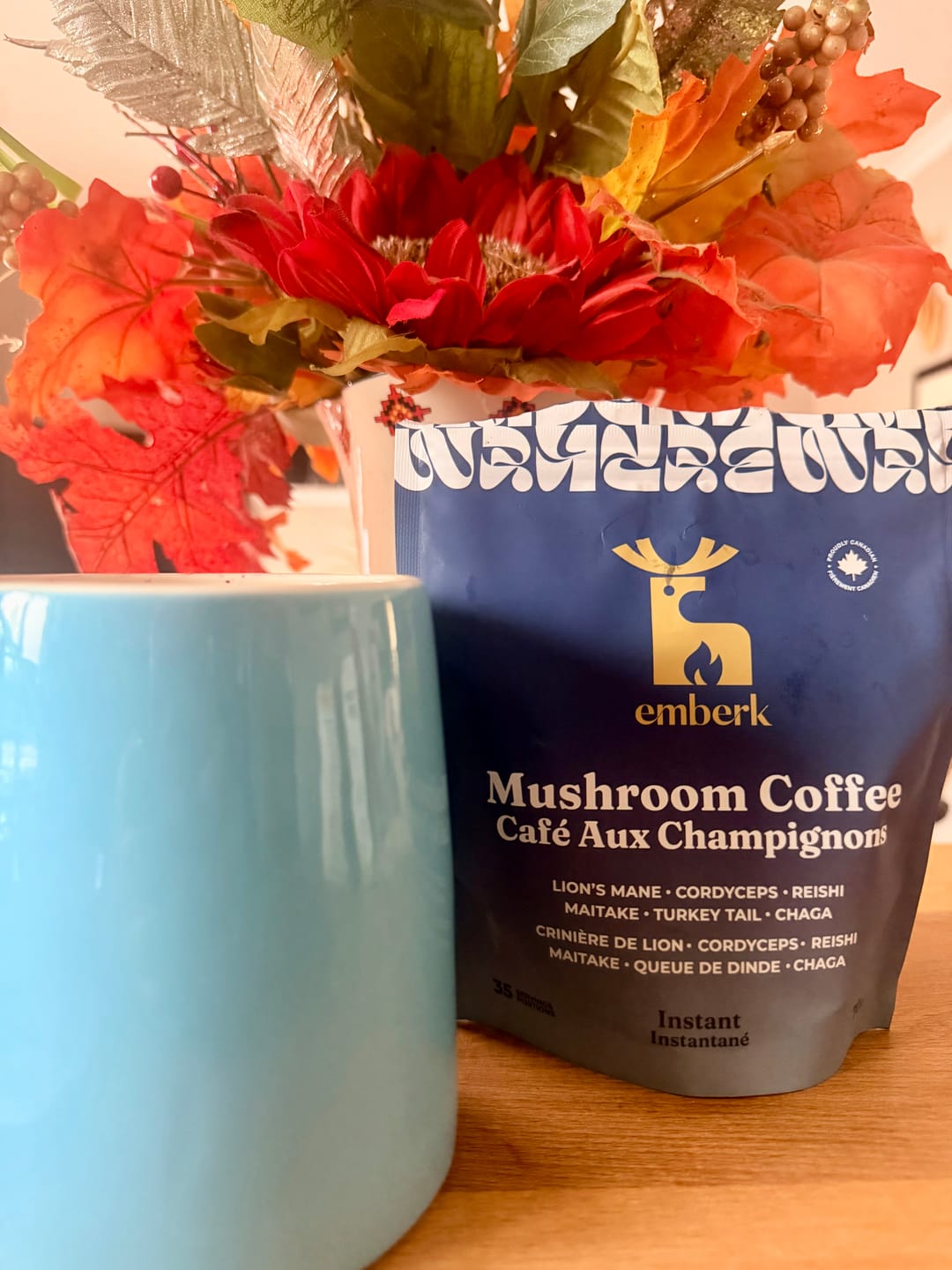 Customer photo review of Mushroom Coffee