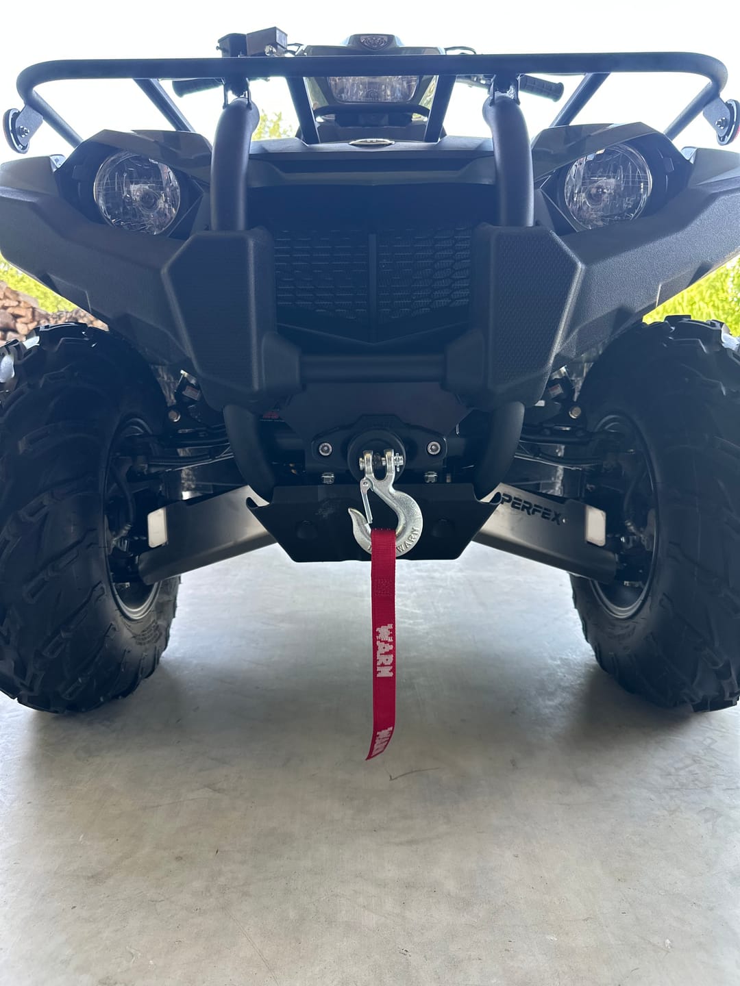 Customer photo review of A-arm & CV Boot Guard Kit — Yamaha Kodiak 450 (2018+)