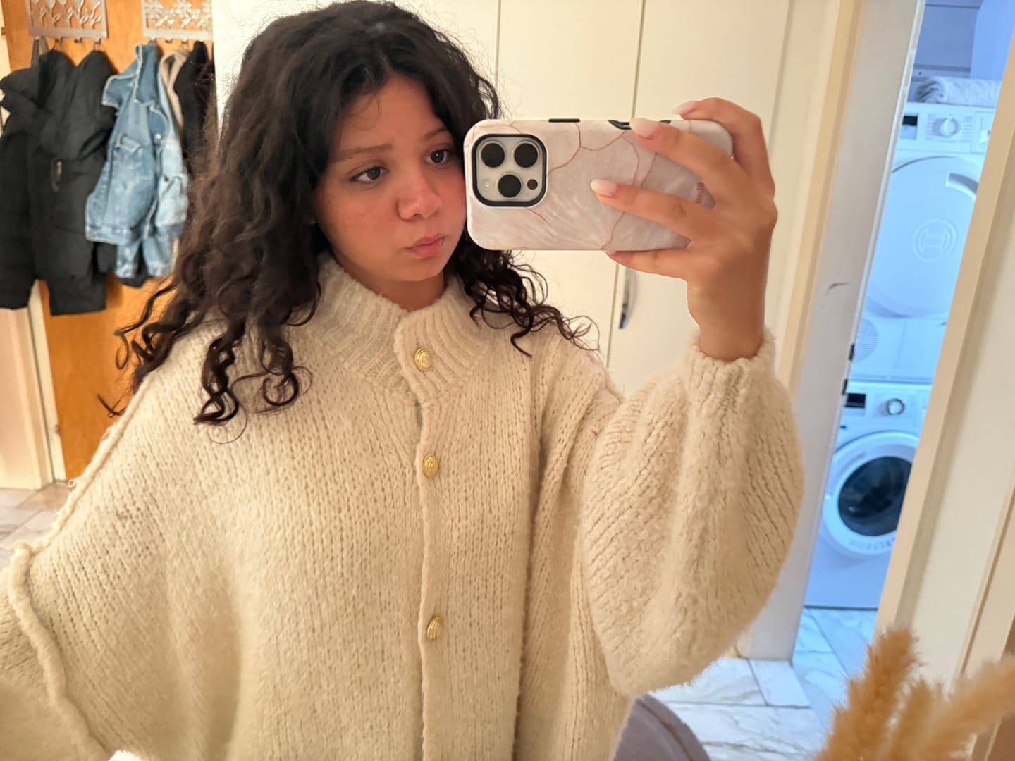 Customer photo review of Oversized Cardigan "CozyGlam"