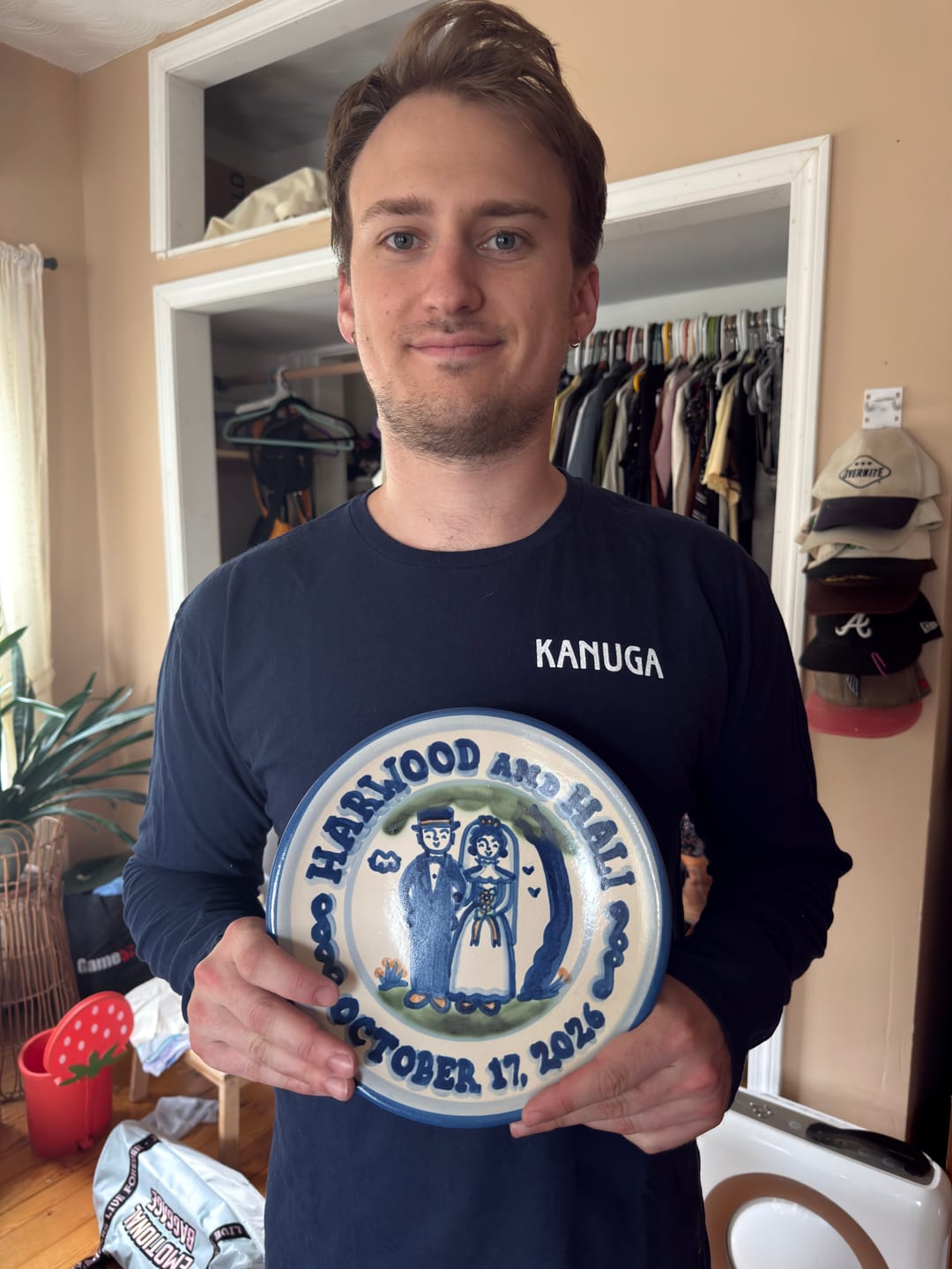 Customer photo review of Personalized Wedding Plate