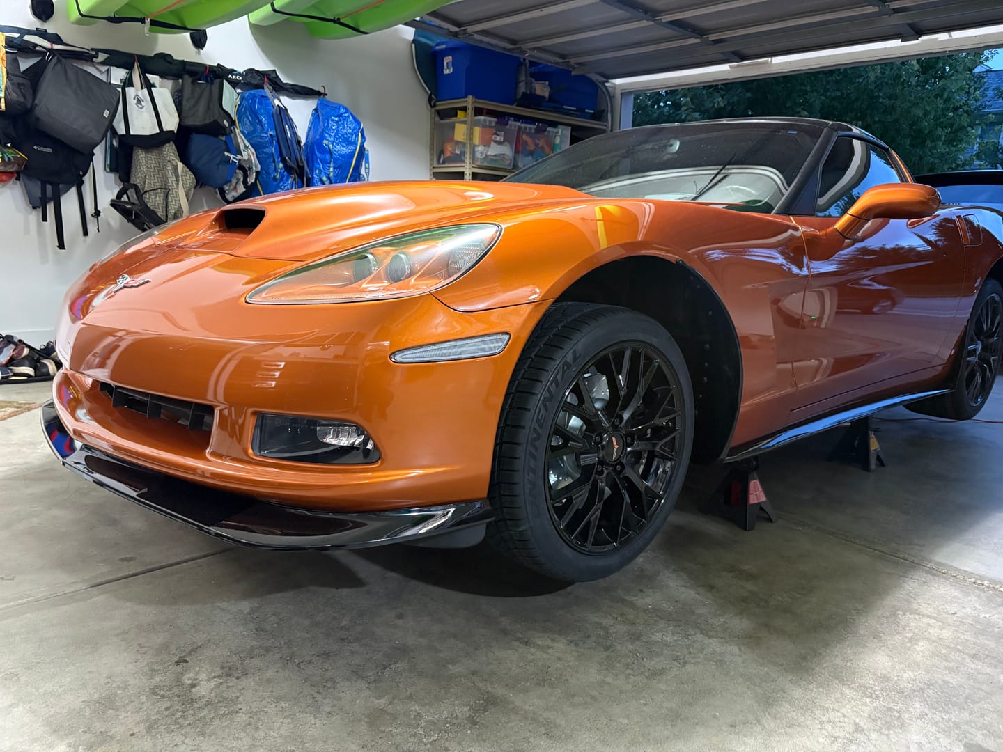 Customer photo review of Corvette C6 Front & Rear Amber Light LED Side Markers Pair