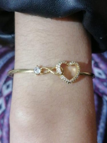 Customer photo review of Mor Och Dotter – Infinity Heart-Armband – Så Stolt Över Dig