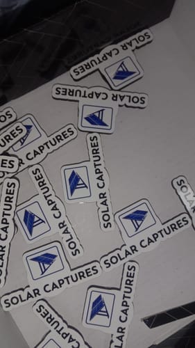 Customer photo review of Customized Magnetic Badge | Wear Your Brand