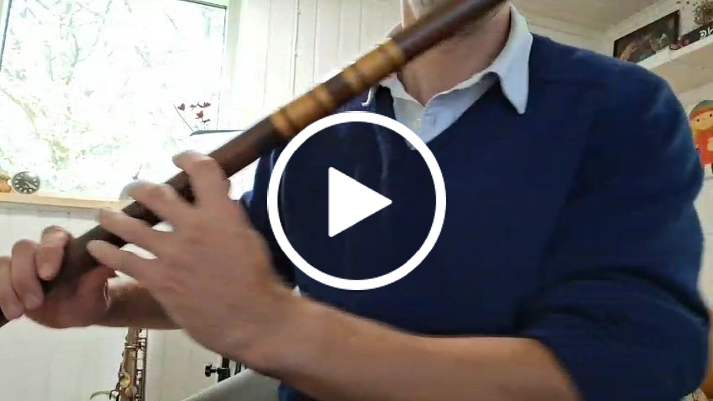 Customer video review of F scale Bansuri SE (Indian Bamboo Flute)