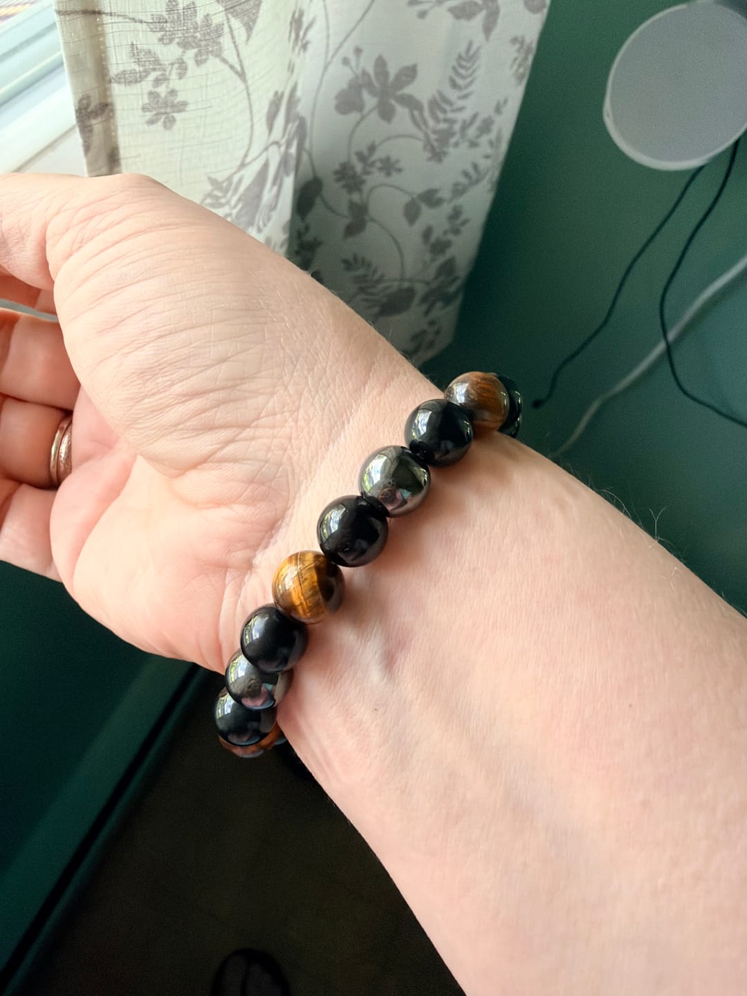 Customer photo review of Triple Stone Protection Bracelet