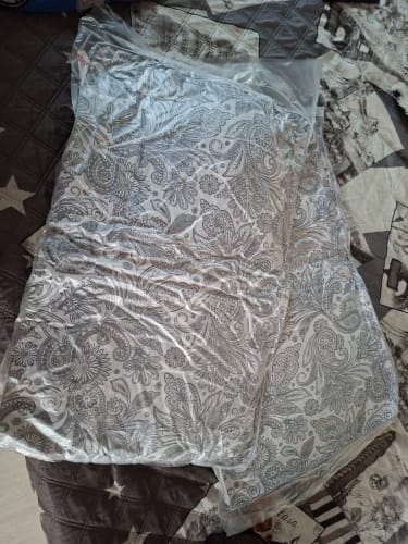 Customer photo review of Sleeping Pillow Set – 2PC Brushed Texture Patterned Pillows
