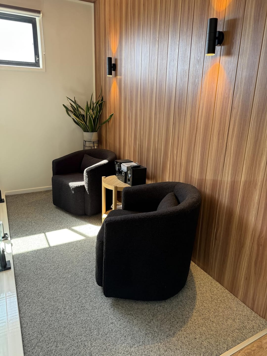 Customer photo review of Swivel Barrel Armchair Tub