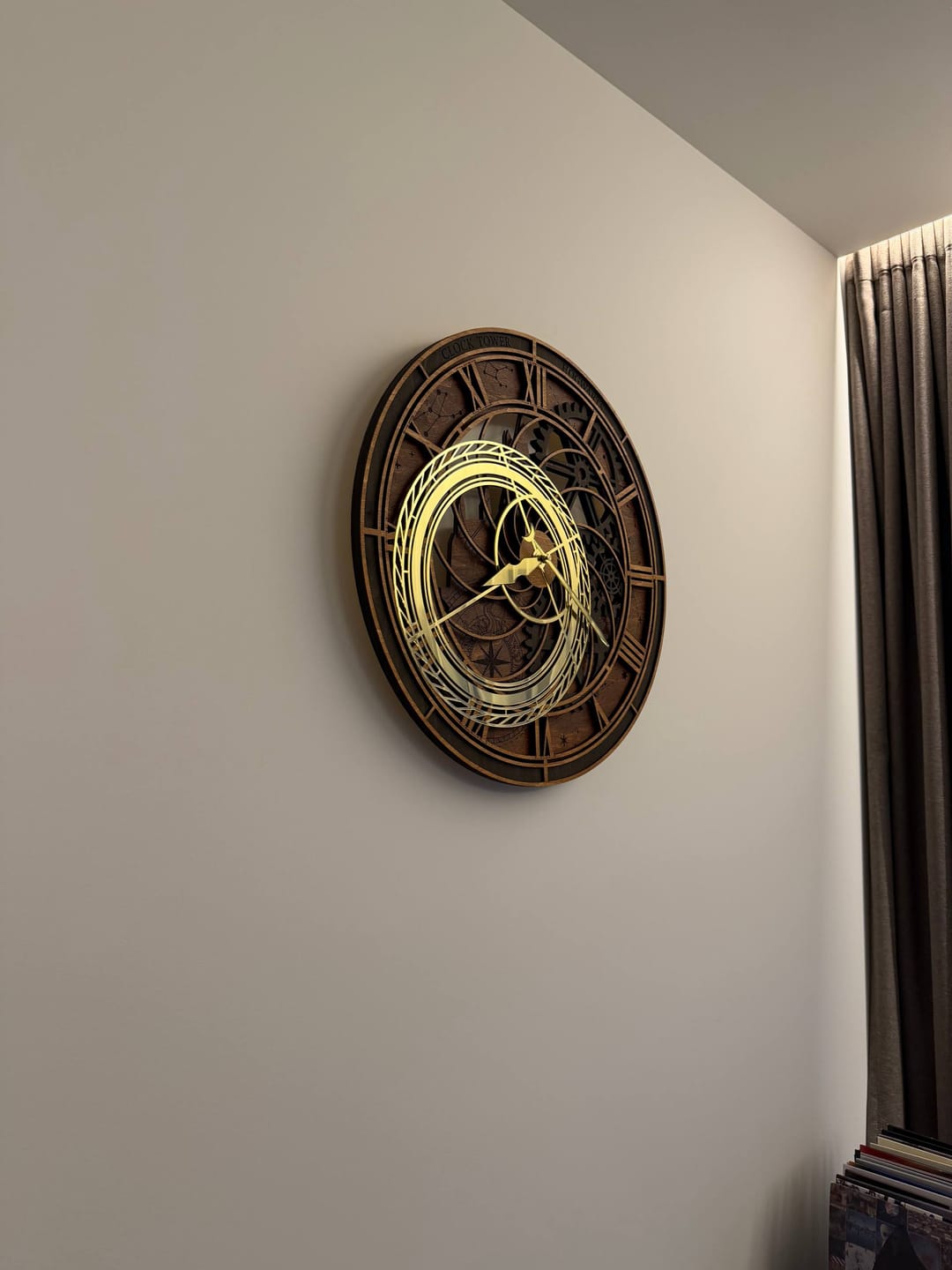 Customer photo review of HANDCRAFTED HOGWARTS™ CLOCK TOWER 3D WALL CLOCK - OFFICIALLY LICENSED - HARRY POTTER