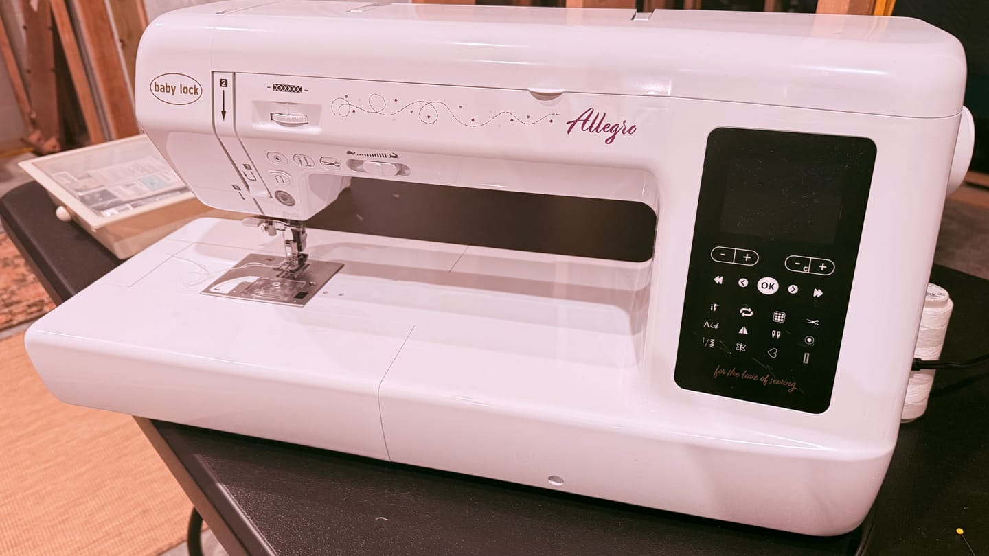 Customer photo review of Babylock Allegro Sewing & Quilting Machine