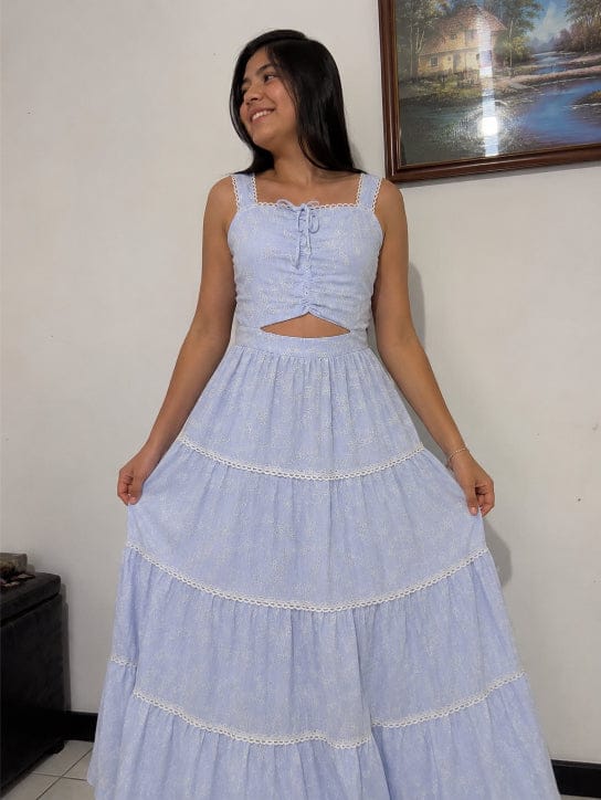 Customer photo review of Vestido Largo para niña - Aitana