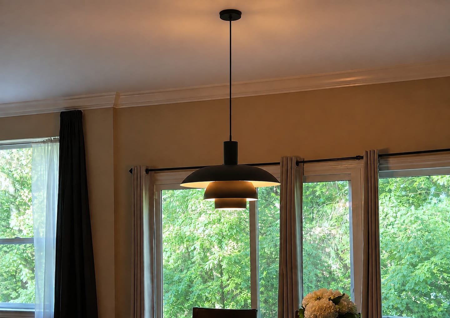 Customer photo review of Irda's Danish Style Pendant Light