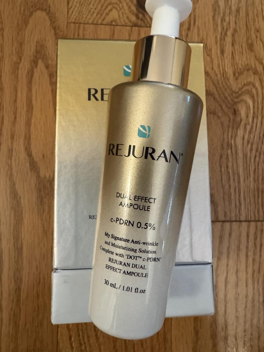 Customer photo review of Rejuran Dual Effect Ampoule