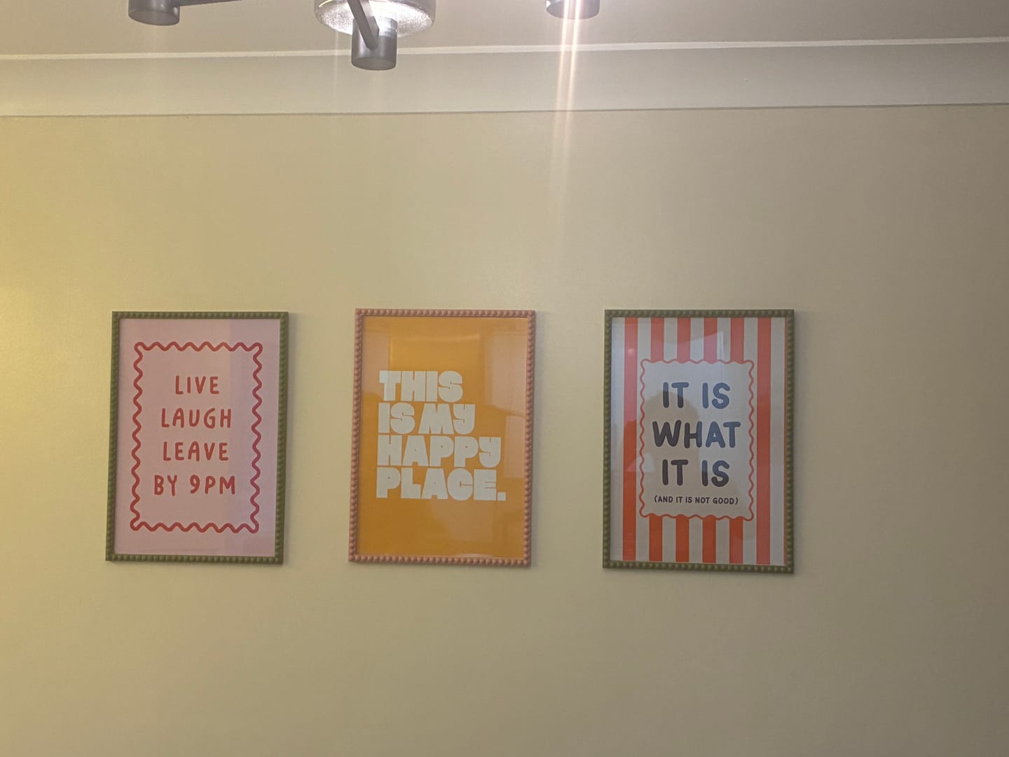 Customer photo review of A3 Art Print - This Is My Happy Place