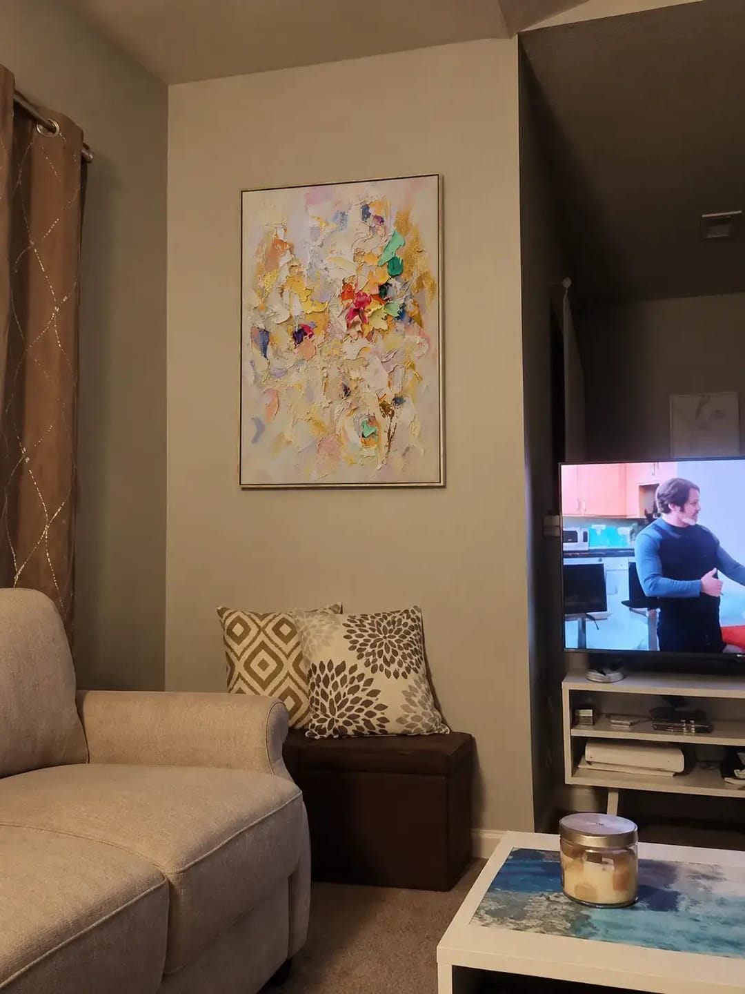 Customer photo review of Opulent Impasto Dreamscape