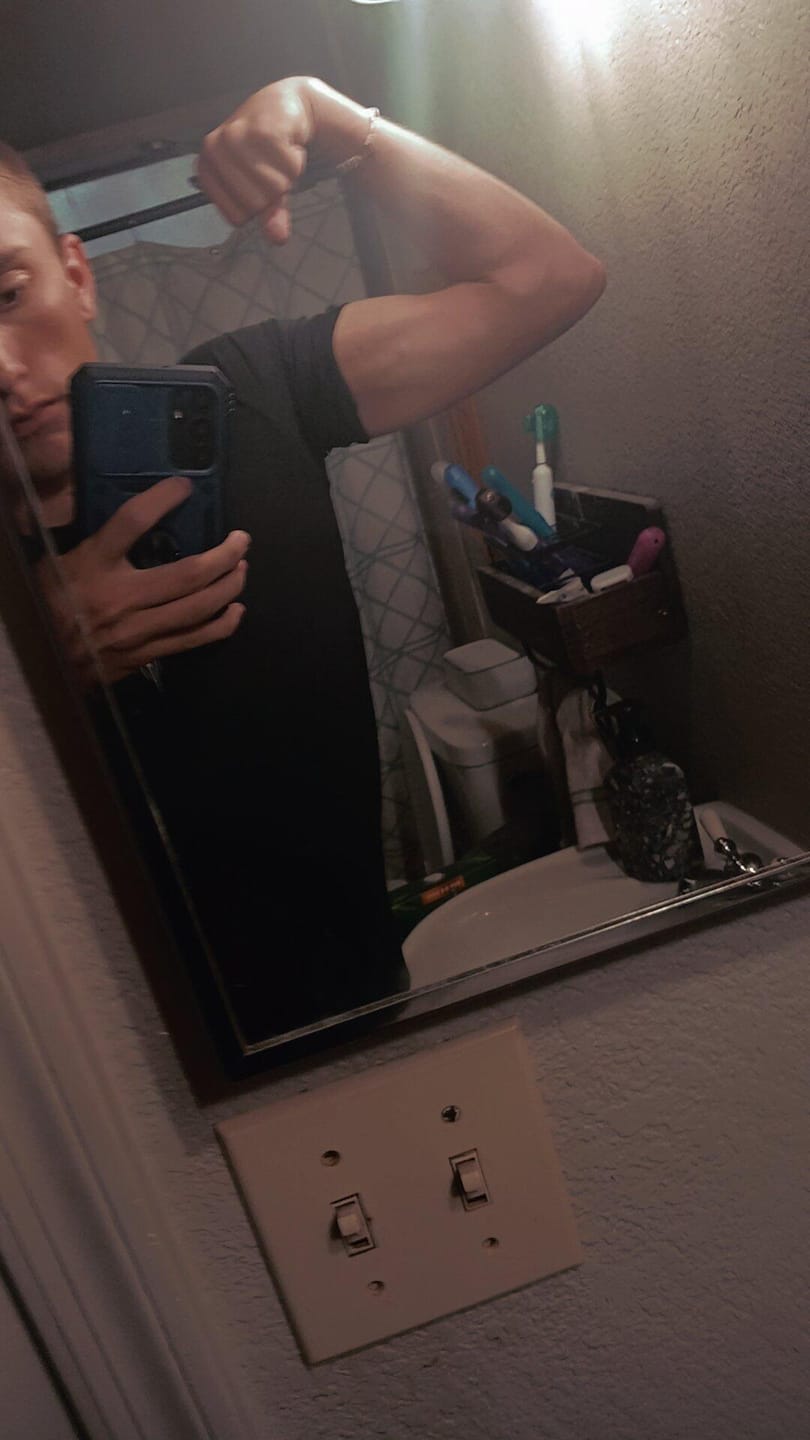 Customer photo review of UC023 Envy Compression Tee - Black