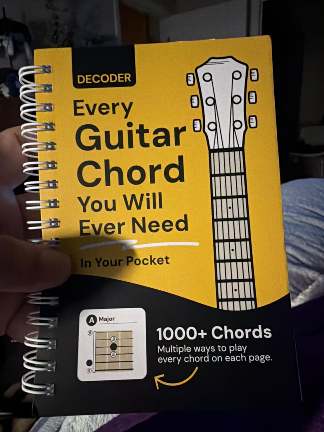 Customer photo review of Every Guitar Chord You'll Ever Need