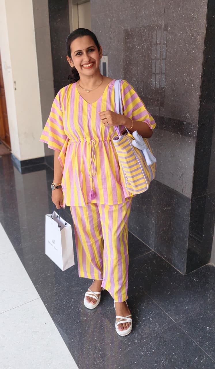 Customer photo review of Chehre Chill Jams Cotton Co-ord Set