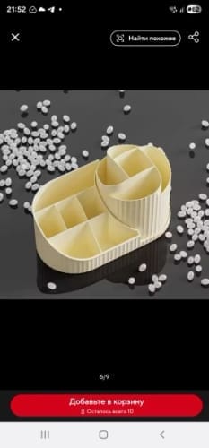 Customer photo review of Vanity Makeup Organizer – Rotating Brush Holder for Skincare