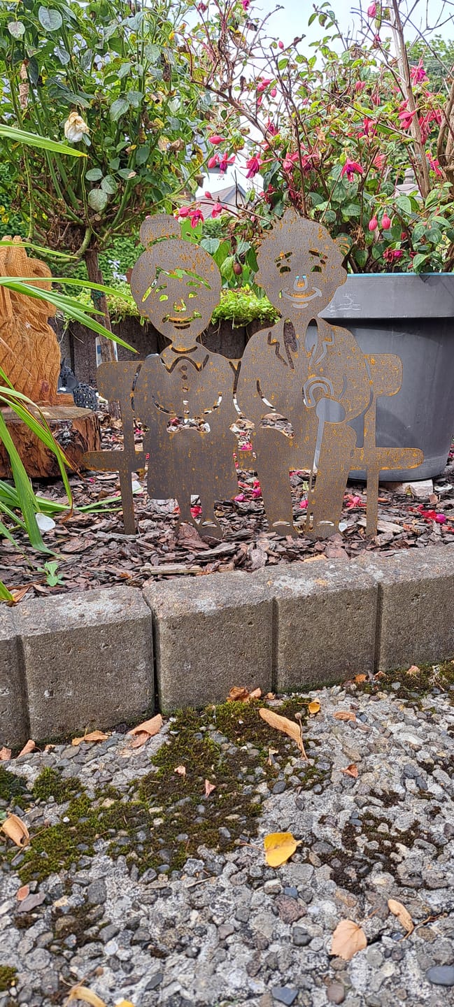 Customer photo review of Gartenstecker Oma & Opa