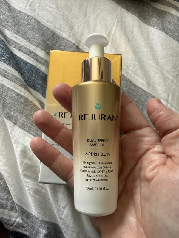 Customer photo review of Rejuran Dual Effect Ampoule