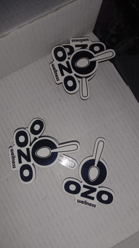 Customer photo review of Customized Magnetic Badge | Wear Your Brand