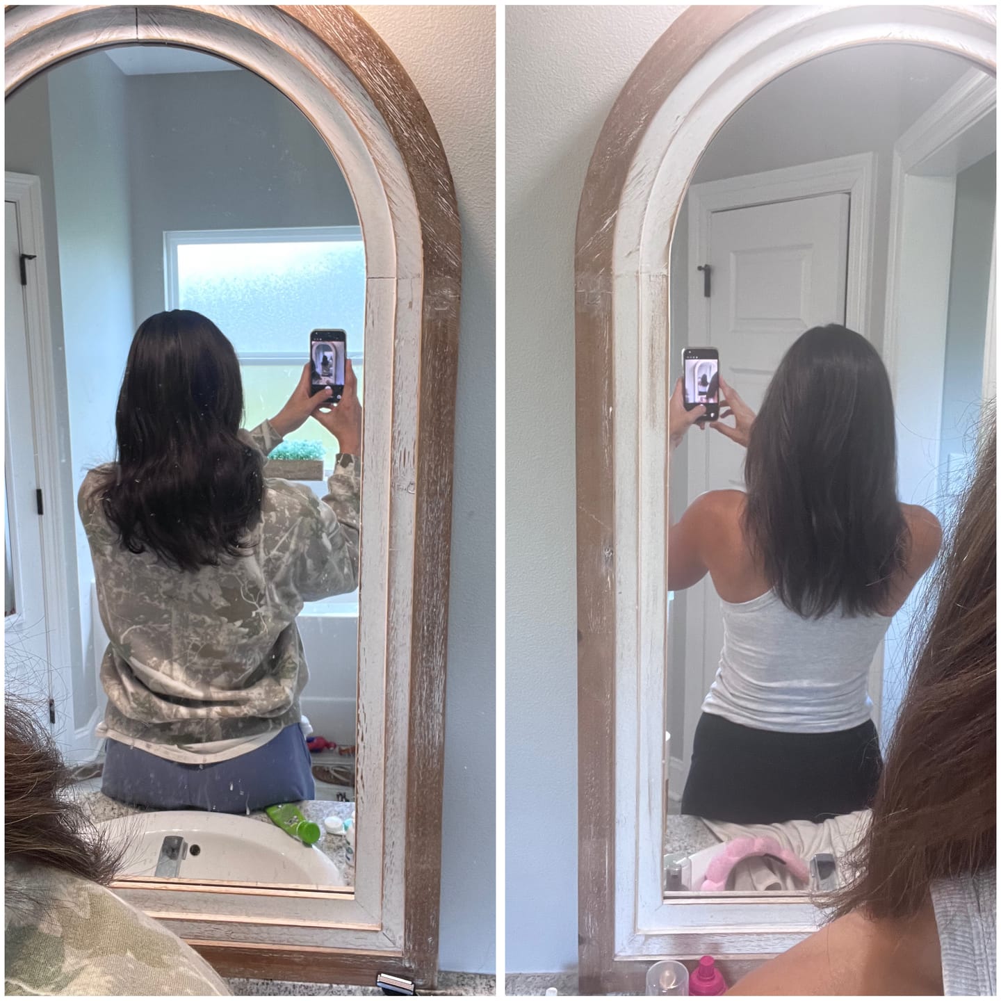 Customer photo review of Hair Growth Nourishing Spray