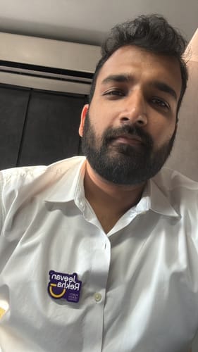 Customer photo review of Customized Magnetic Badge | Wear Your Brand