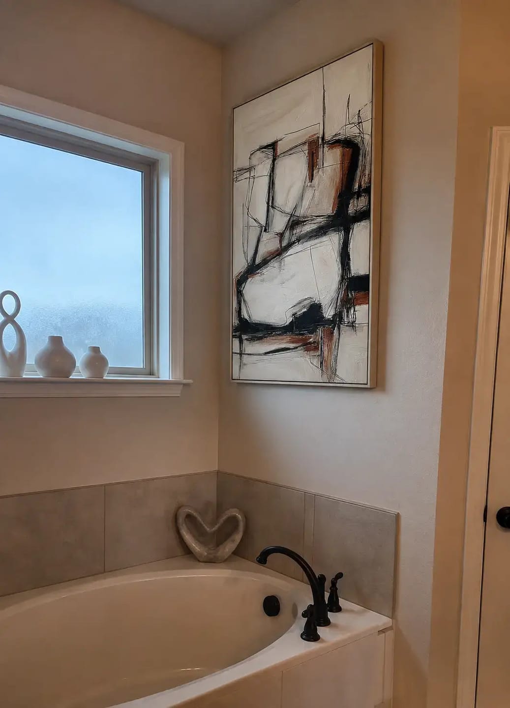 Customer photo review of Sienna Structure Abstract Wall Art