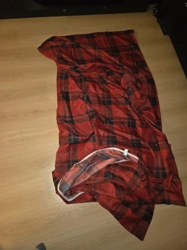 Customer photo review of Christmas Duvet Cover Set – Elk Snowflake Print 3-Piece Bedding