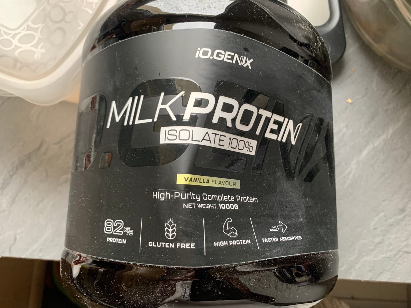 Customer photo review of Io.Genix -MILK PROTEIN ISOLATE 100%
