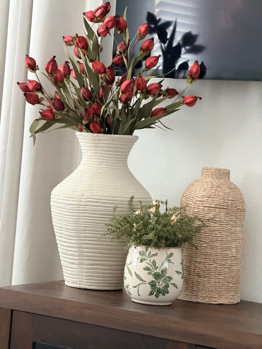 Customer photo review of PRE ORDER** | Burgundy Lantern Bud Luxe Bush