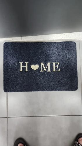 Customer photo review of Bathroom Absorbent Mat - Minimalist Machine Washable Pad