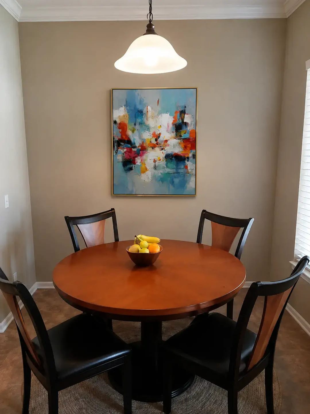 Customer photo review of Dynamic City Shapes Abstract Wall Art