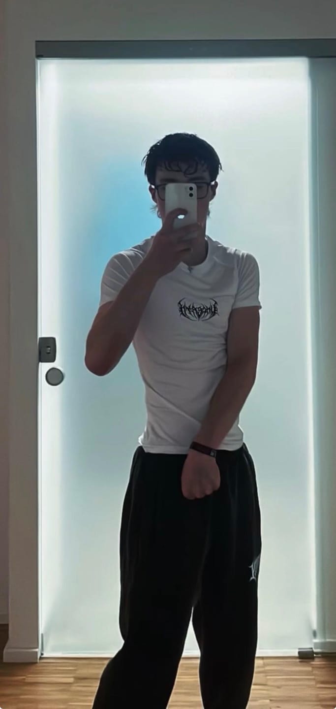 Customer photo review of UC049 Rise Joggers - Black Wash