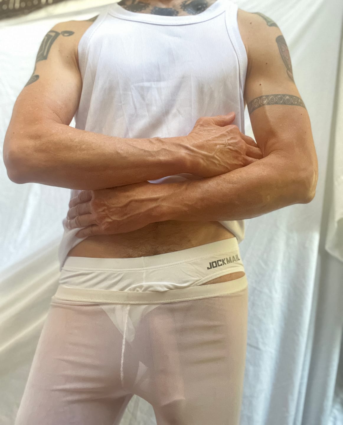 Customer photo review of Jockmail Essence Pouch Briefs