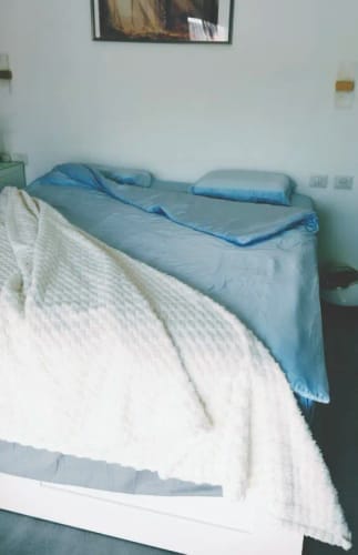 Customer photo review of Silk Bedding Set – Mulberry Silk Luxury Duvet Cover