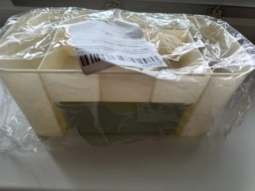 Customer photo review of Makeup Organizer with Drawer – Acrylic Brush and Lipstick Holder