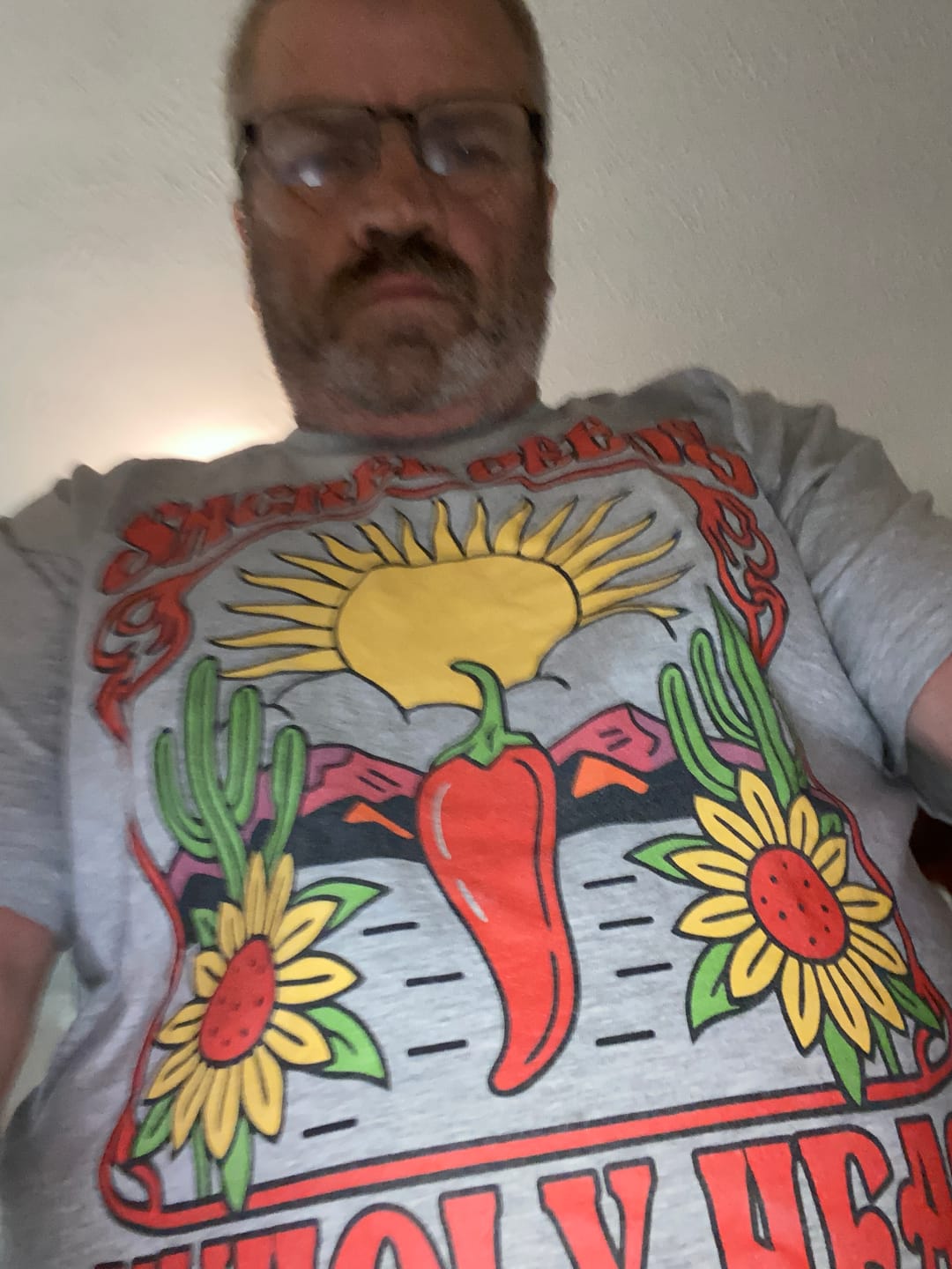 Customer photo review of Sacred Seeds Unholy Heat T-Shirt