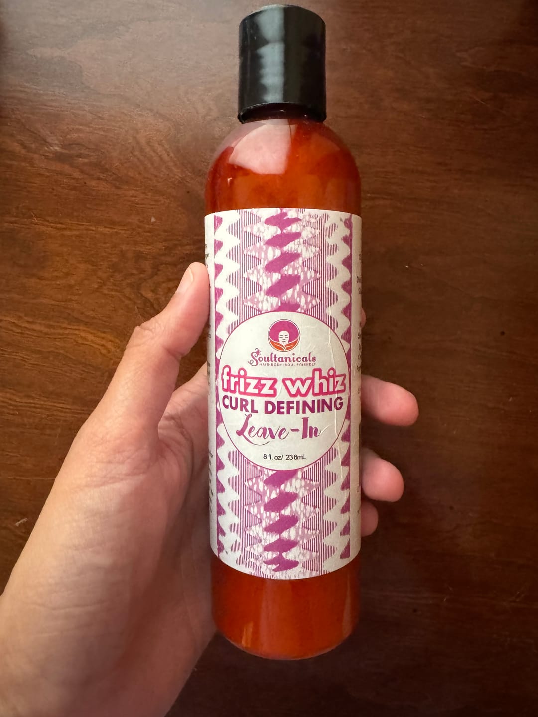 Customer photo review of Frizz Whiz, Curl Defining Leave-In